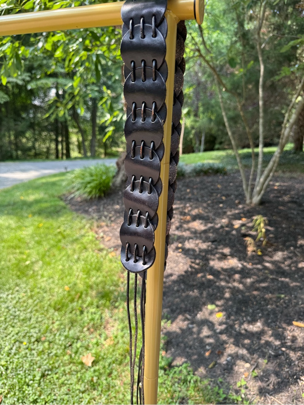 Unique Black Leather Belt